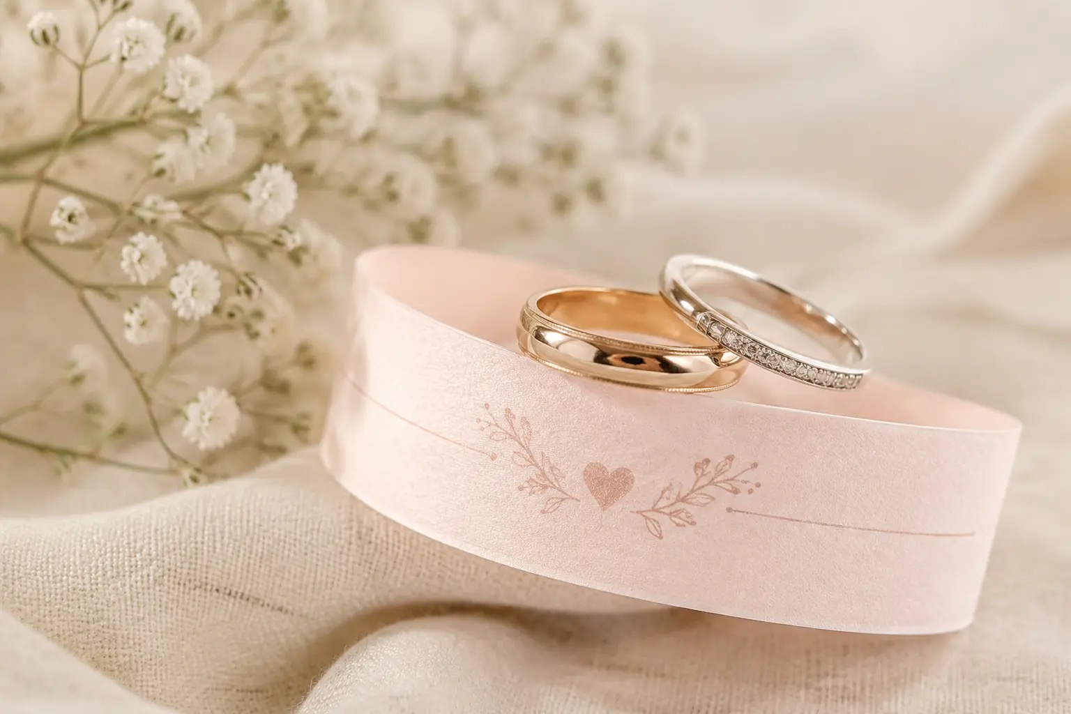 Braccialetti da matrimonio in tessuto