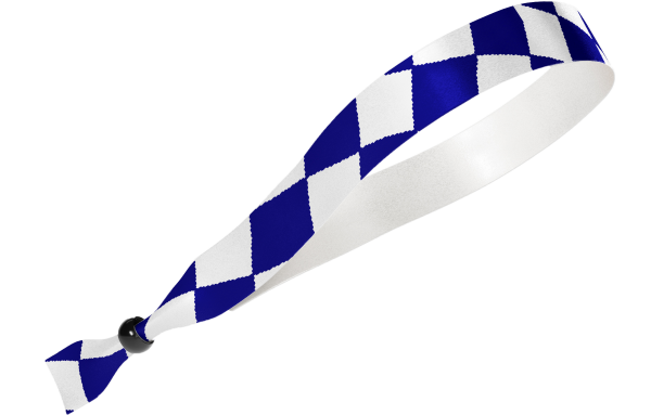 Tessuto Quadrato Blu