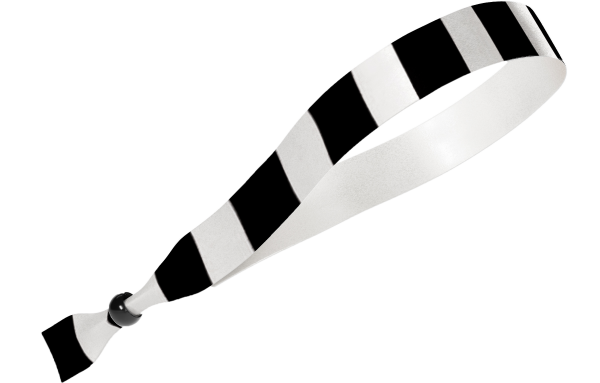 Tessuto Nero Bianco Strisce