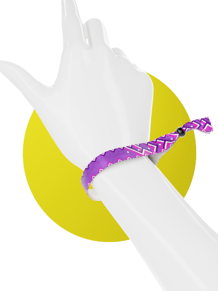 Tessuto - Strisce Viola Festival