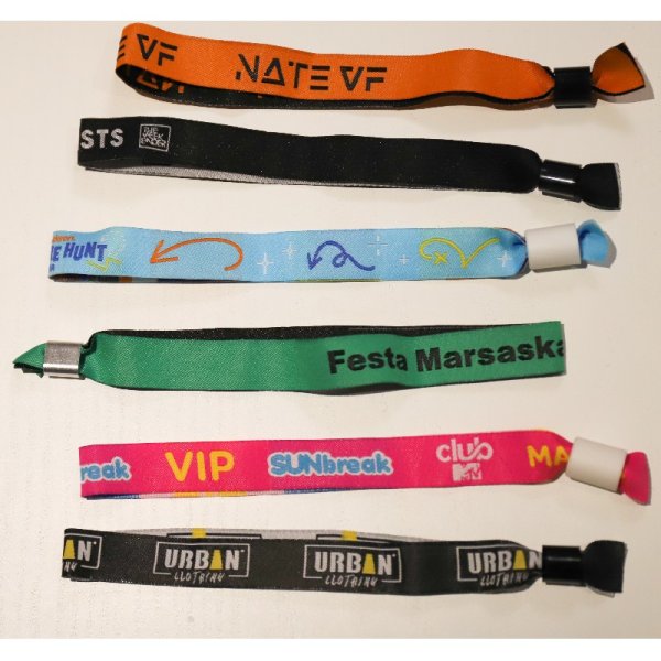 Tessuto - Festival Color Diamanti - Chiusura a Barrel Lock Nera - Standard