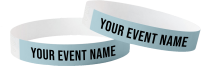 Braccialetti personalizzati in Tyvek per eventi in Italia