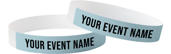 Braccialetti personalizzati in Tyvek per eventi in Italia