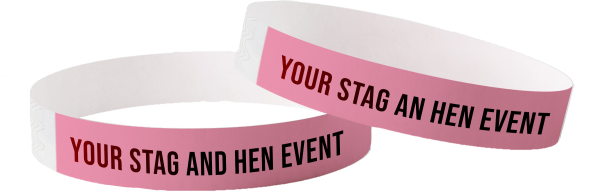 Braccialetti Tyvek per addio al celibato e nubilato in Italia