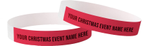 Braccialetti natalizi Tyvek disponibili in Italy