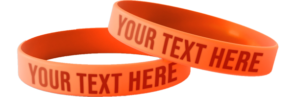 Braccialetti in silicone personalizzati