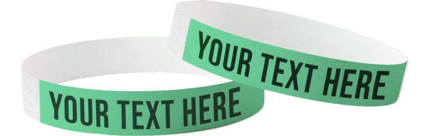 Braccialetti Tyvek personalizzati in Italy