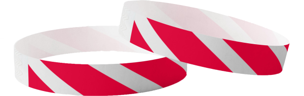 Plain Tyvek Stripey Rosso