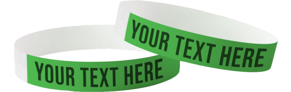 Braccialetti in Tyvek Stampati - Biodegradabili