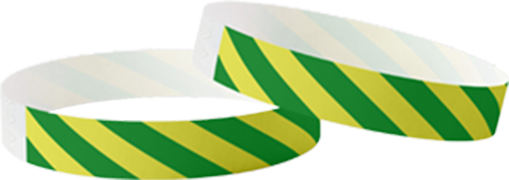 Braccialetti Tyvek semplici - Biodegradabili